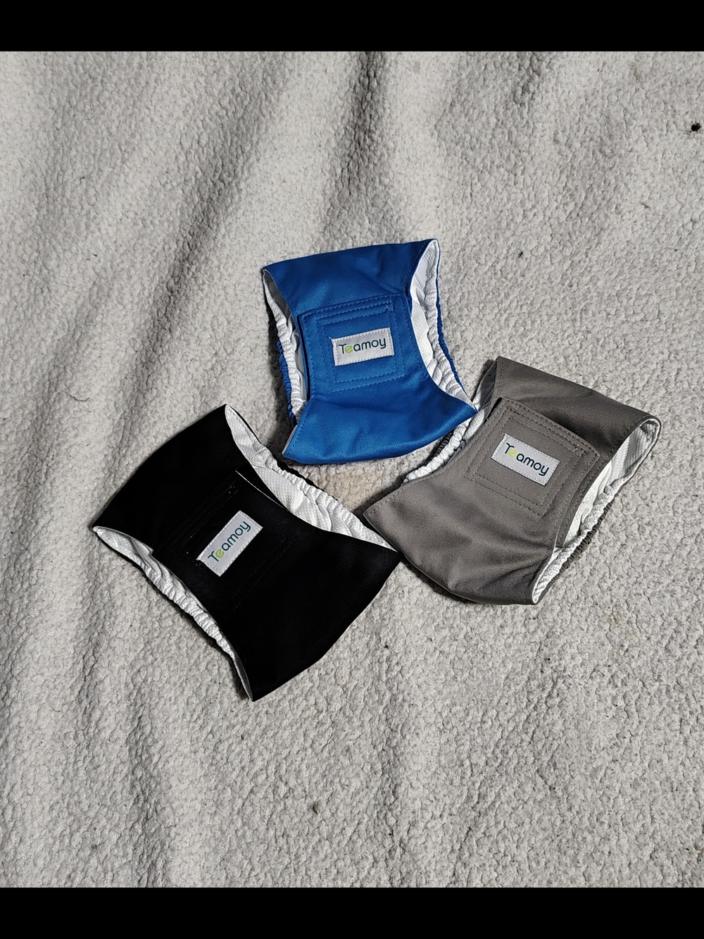 Set Of 3 Small Unisex Washable Doggy Diapers
